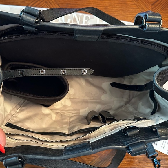 Dagne Dover Small Allyn Tote in Onyx Black - Picture 6 of 7